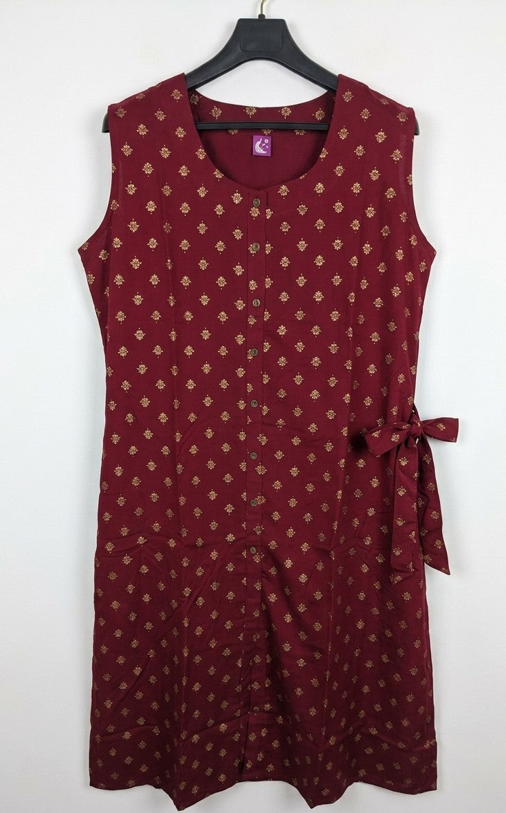 Floral Print Cotton Kurti