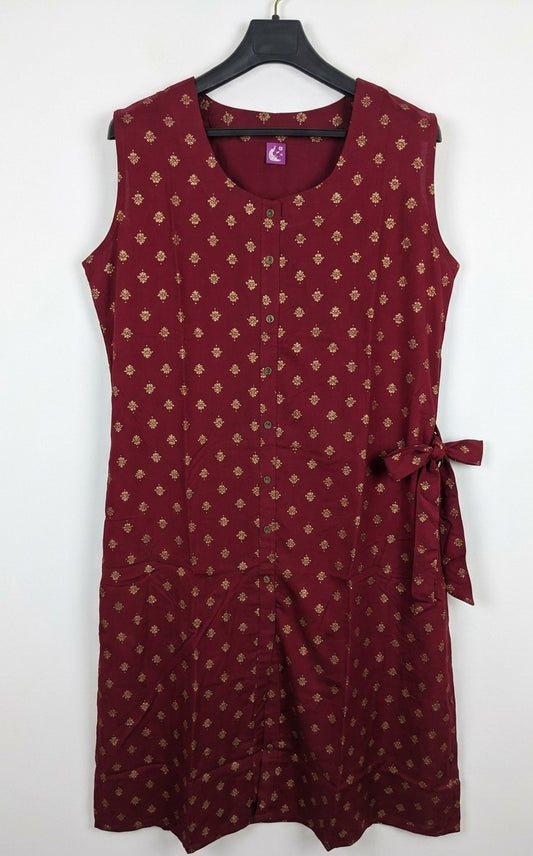 Floral Print Cotton Kurti