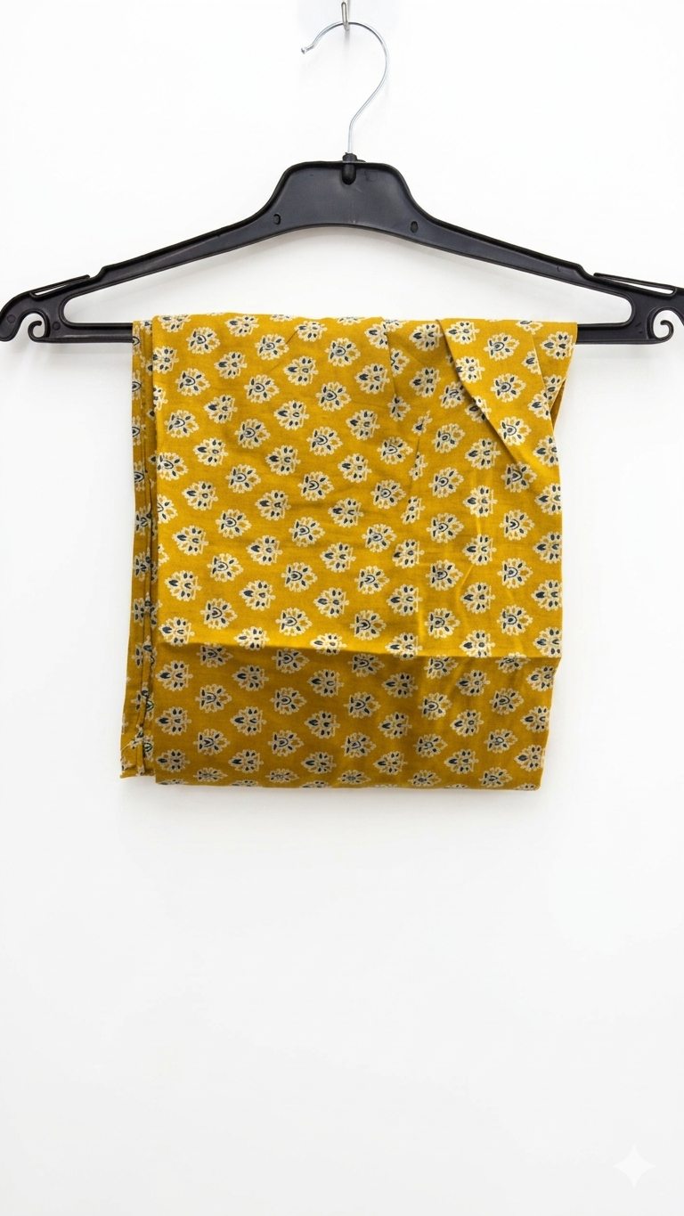 Green floral print kurti